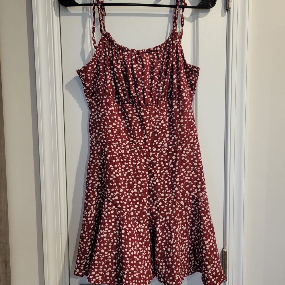 Red and White Polka Dot Romper